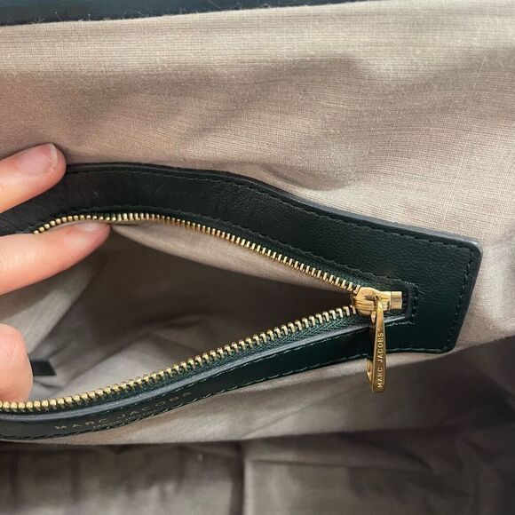 Marc Jacobs Mina Green Quilted Stam Bag Purse Handbag - Picture 12 of 14